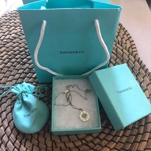 Authentic Tiffany’s heart Jade necklace